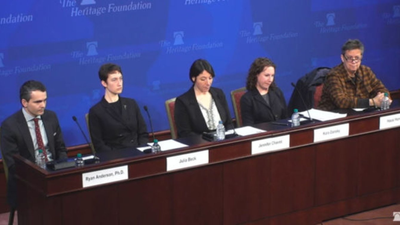 Heritage Foundation panel 