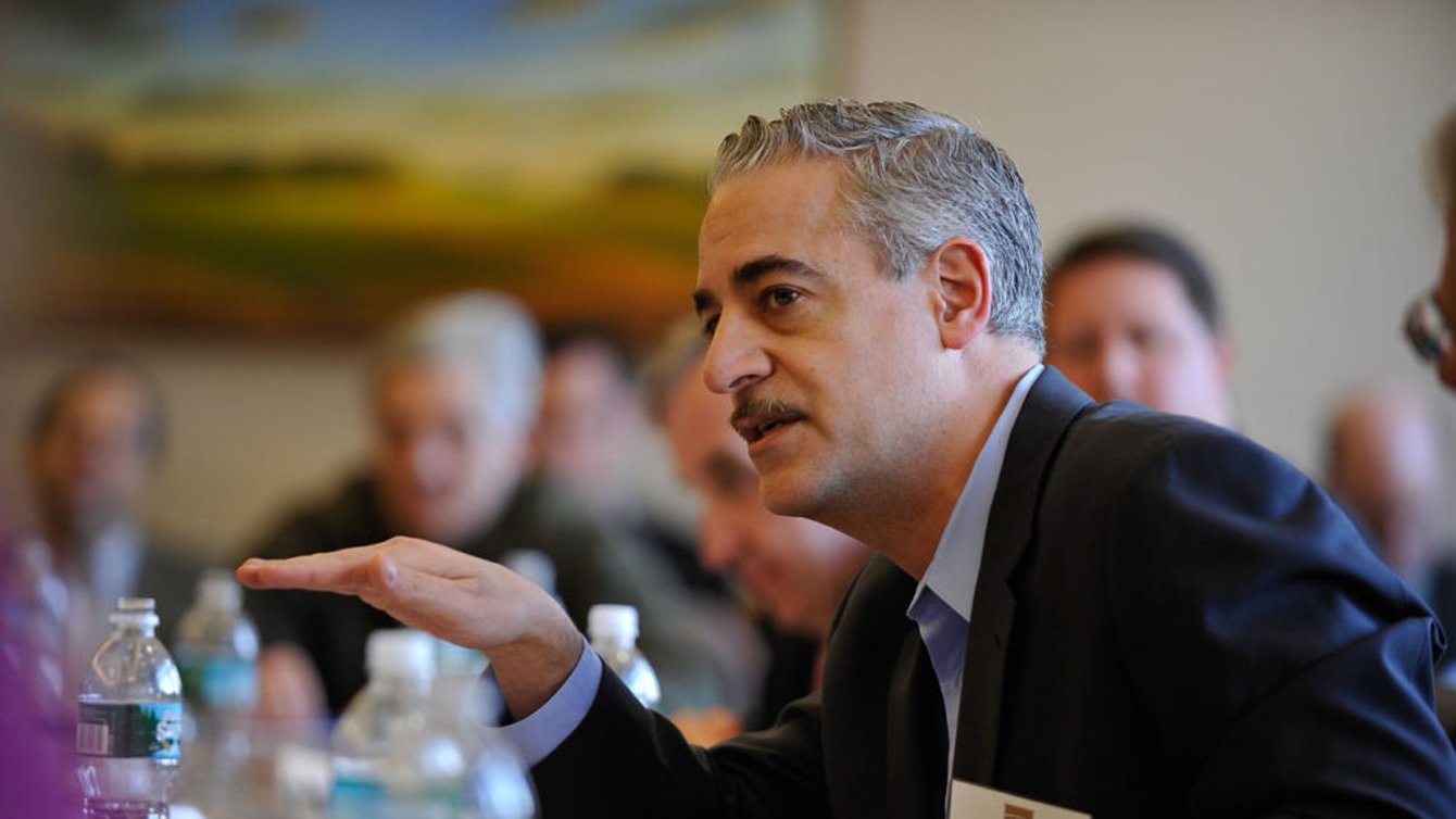 James Stergios, Executive Director of the Pioneer Institute. Photo: Rappaport Center via Wikimedia Commons.