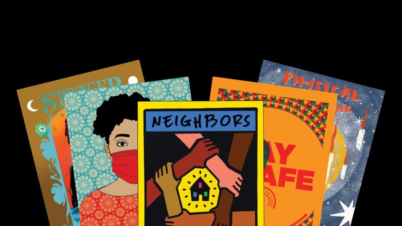 Postcards promoting Solidarity