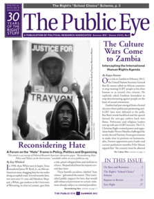 Cover of The Public Eye Summer 2012 issue