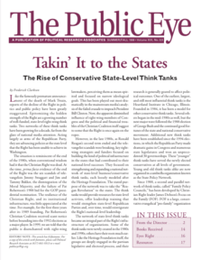 Cover of The Public Eye Summer/Fall 1999 issue