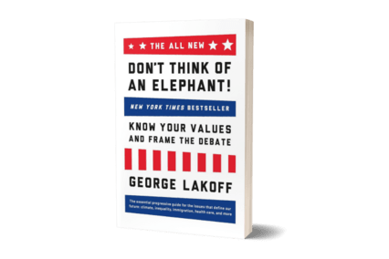 book cover of Don't Think of Elephants