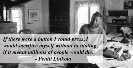 Example of a Pentti Linkola meme. (Image credit: Mlang.Finn/Wikimedia Commons).
