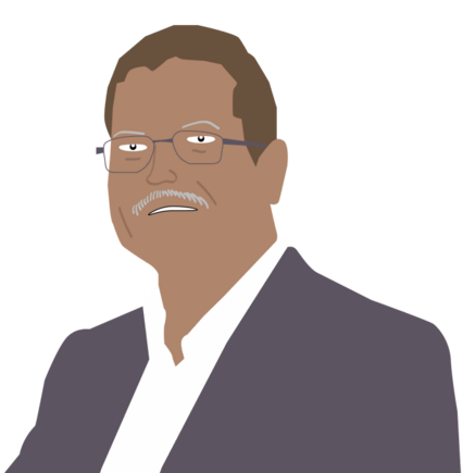 illustration of Shekar Reddy
