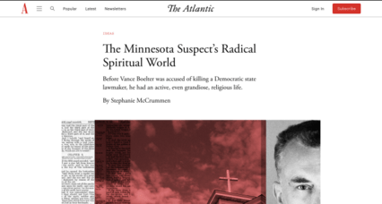 screenshot of The Atlantic