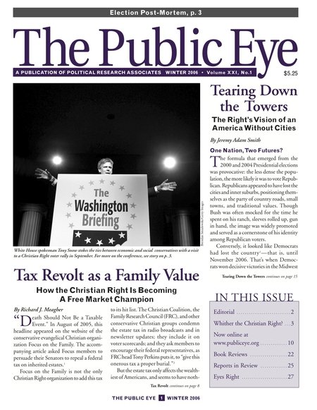 The Public Eye, Winter 2006 cover