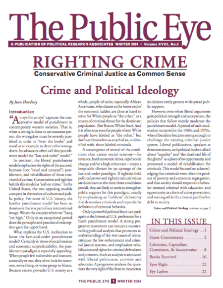 The Public Eye, Winter 2004 cover