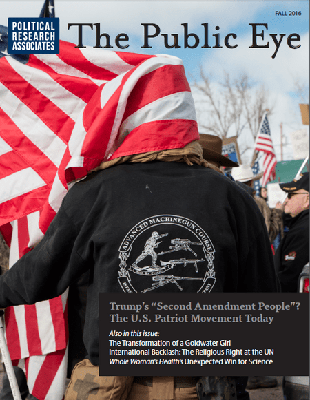 The Public Eye, Fall 2016 cover