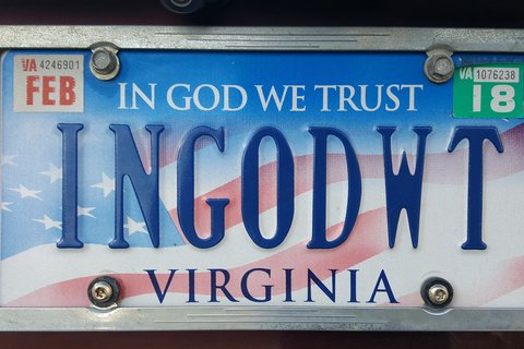 License plate 
