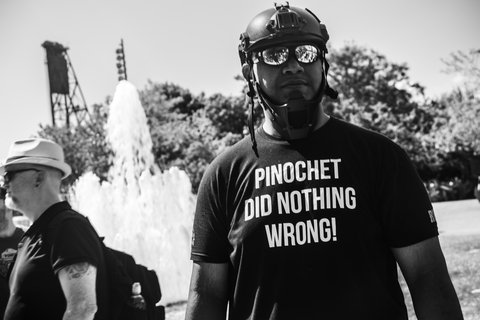 Proud Boys at a Rally in Portland