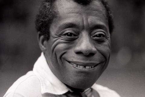A portrait of James Baldwin