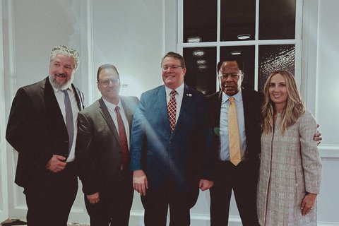 a group of people in formal wear in Washington DC
